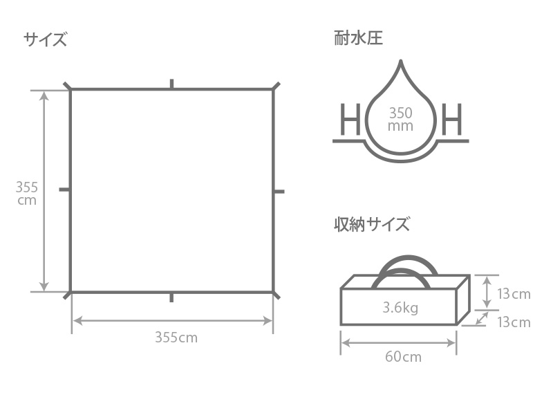 チーズタープSのサイズ画像